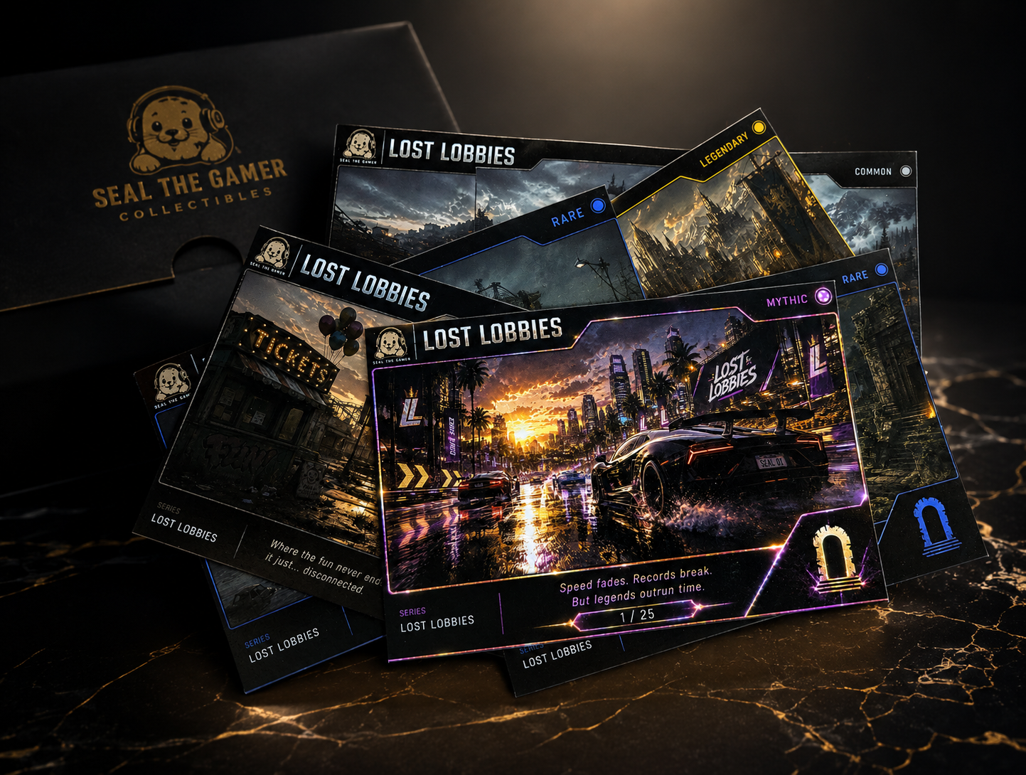 Seal The Gamer - Premium Collectible Card Pack